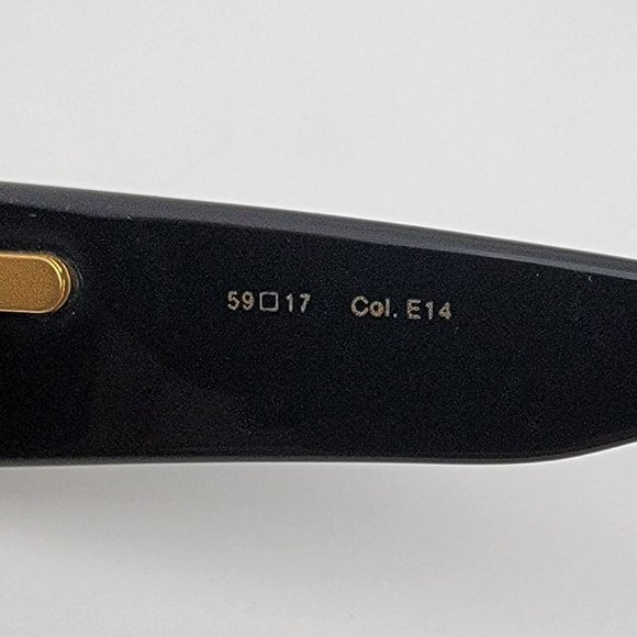 Enrique Loewe Knappe Terpsichore Col. E14 Platinum 22K GP Sunglasses Italy 59mm
